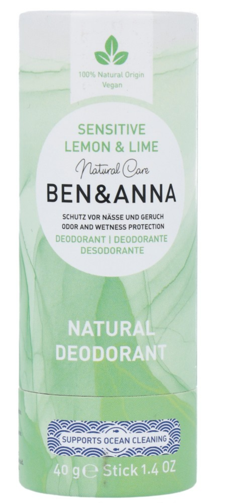 Ben & Anna  Lemon & Lime Sensitive Deo Stick