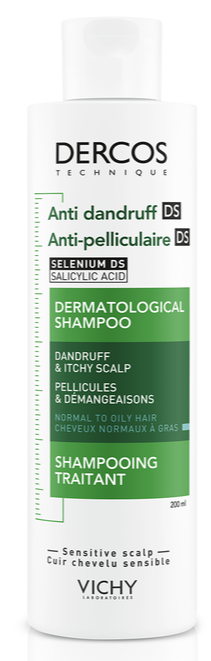 Vichy Dercos Anti-Dandruff Itchy Scalp Dermatological Shampoo