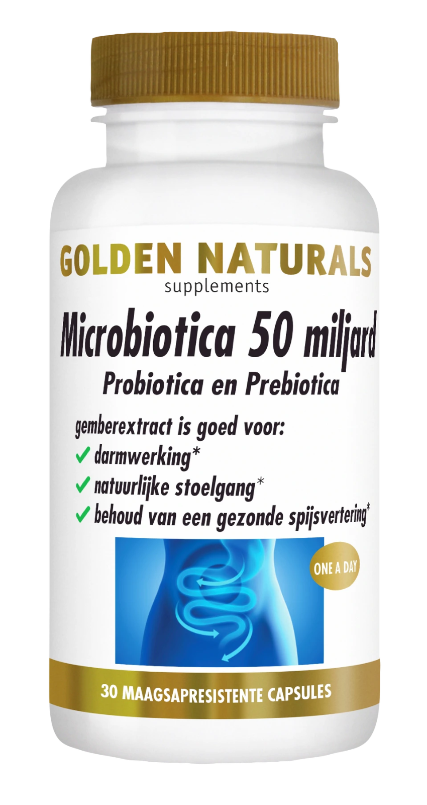 Golden Naturals Microbiotica 50 Miljard Capsules