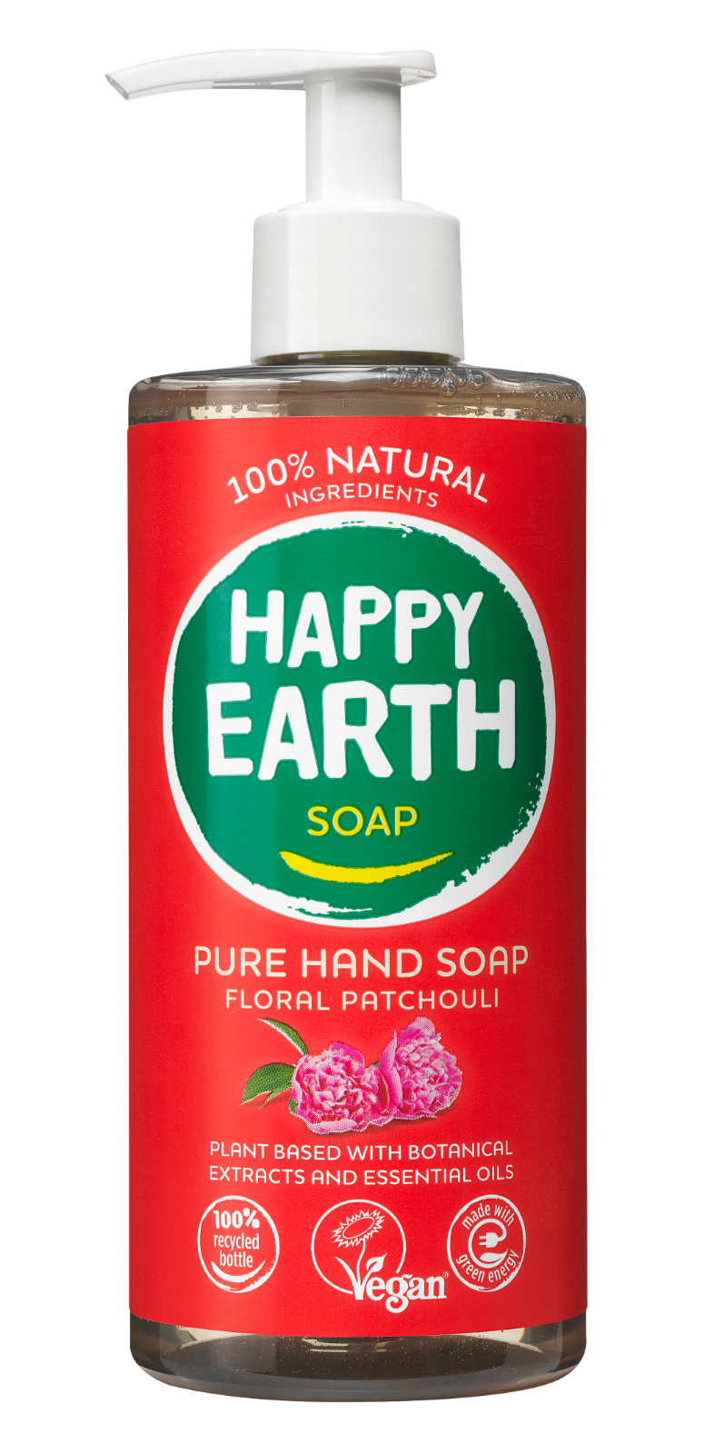 Happy Earth 100% Natural Hand Soap Floral Patchouli
