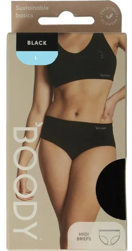 Boody Midi Heupslip Zwart L
