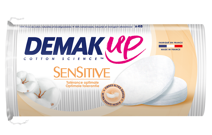 Demak'up Wattenschijfjes Sensitive Silk Ovaal 48st