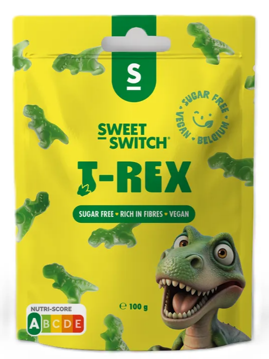 Sweet-Switch T-Rex Suikervrije Snoepjes