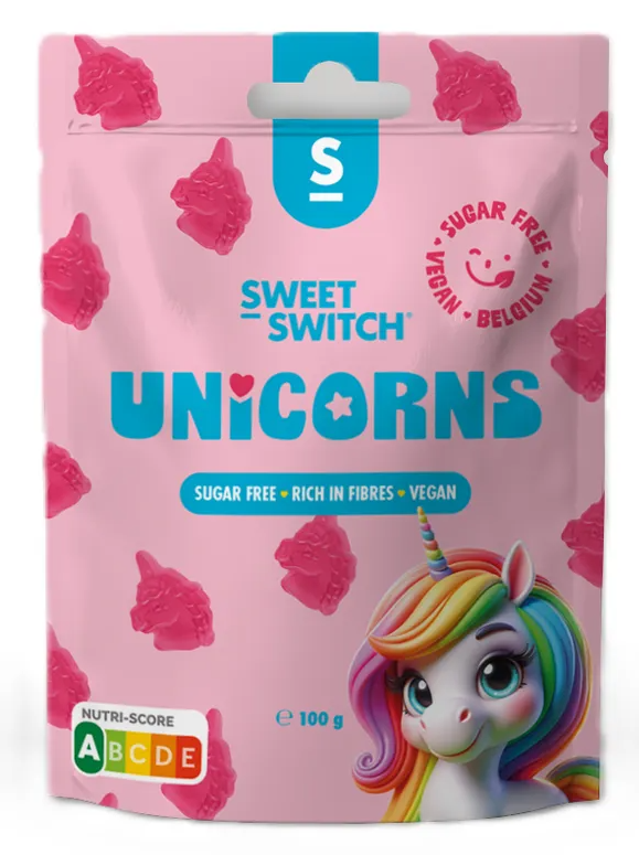 Sweet-Switch Unicorns Suikervrije Snoepjes