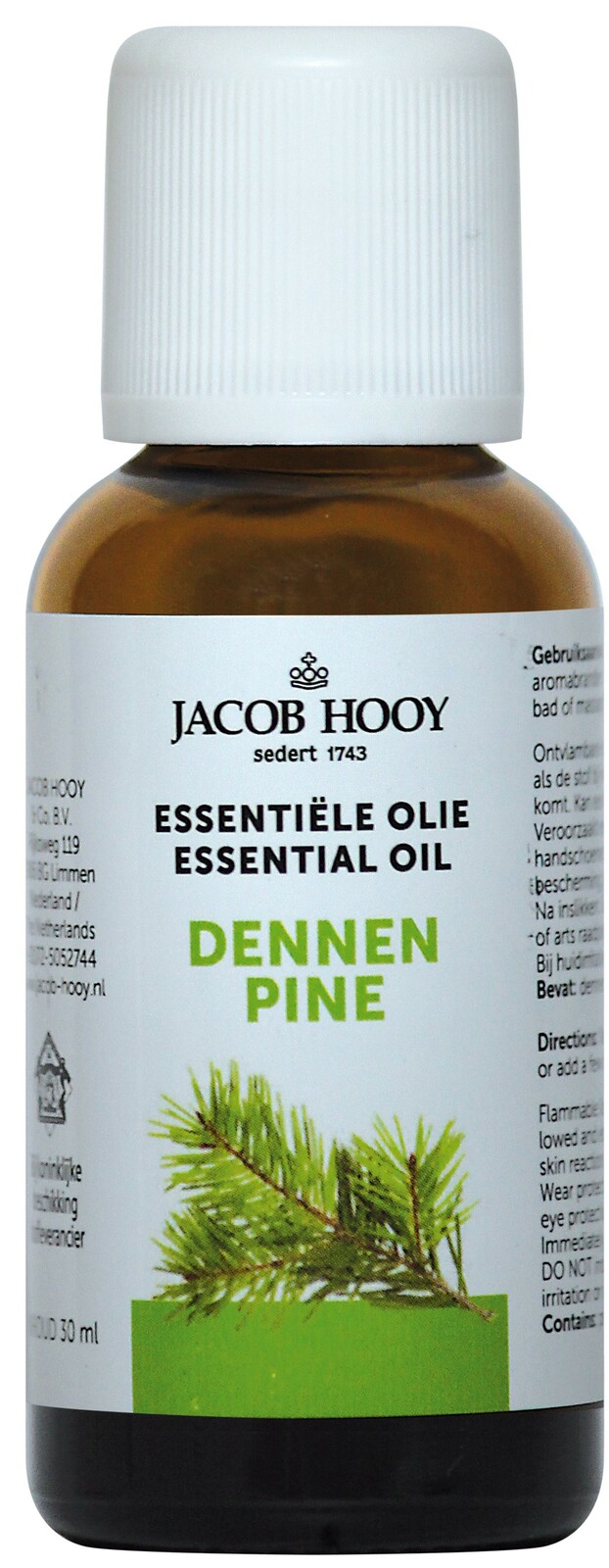 Jacob Hooy Essentiële Olie Dennen