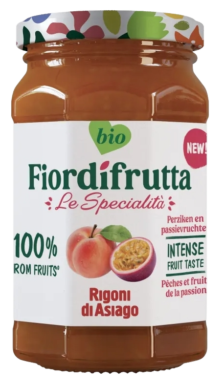 Fiordifrutta Perziken & Passievruchten Jam