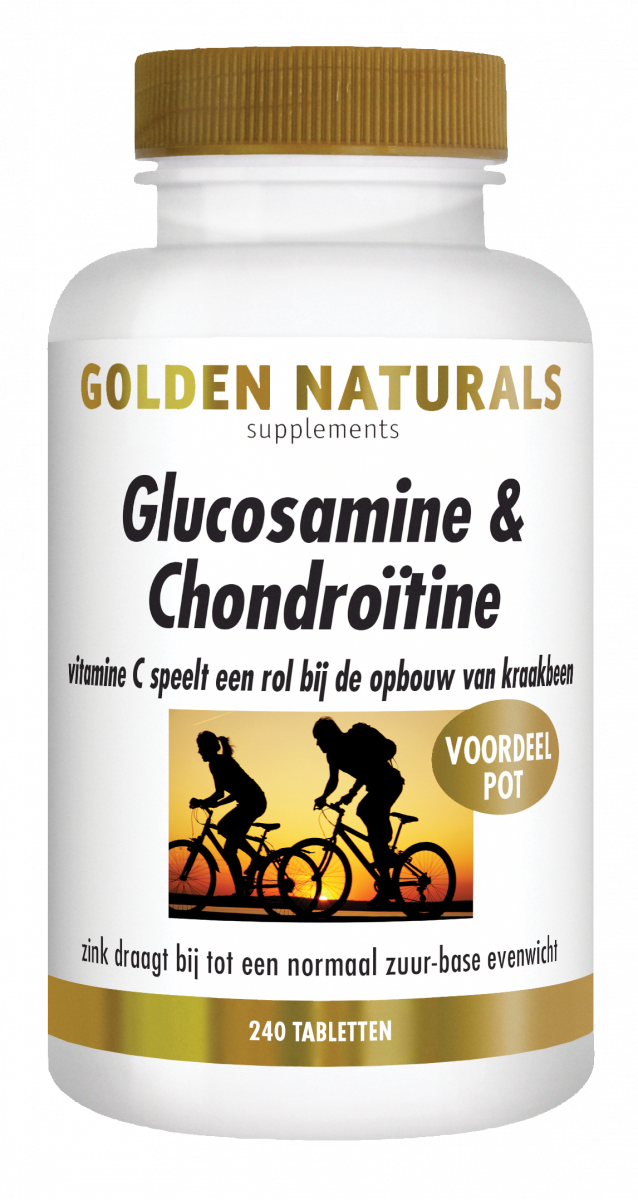 Golden Naturals Glucosamine & Chondroïtine﻿ Tabletten