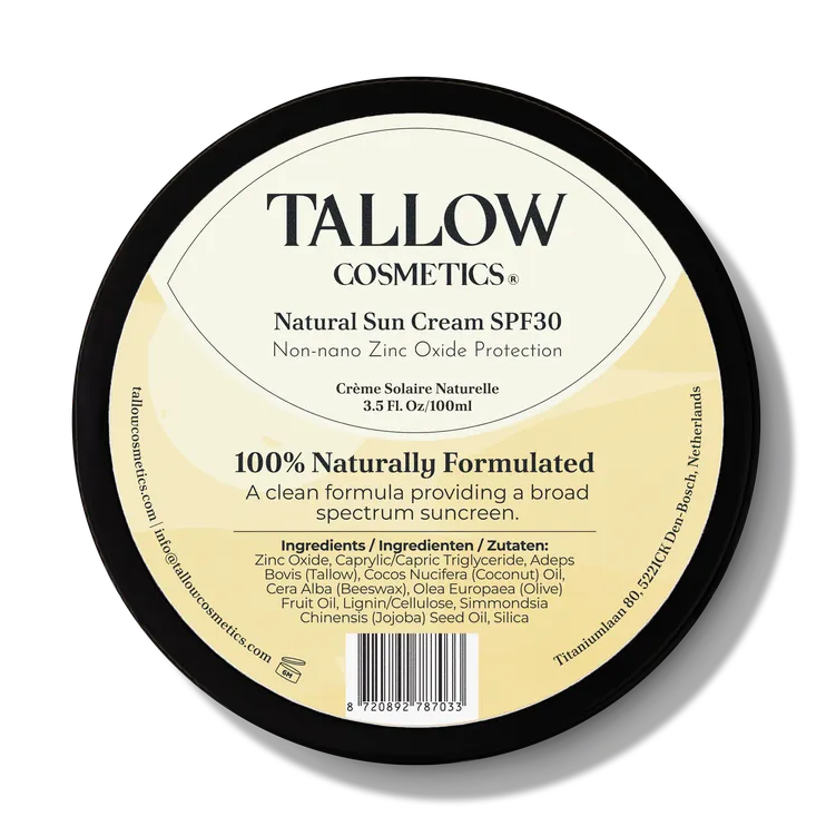 Tallow Cosmetics Natural Sun Cream SPF30