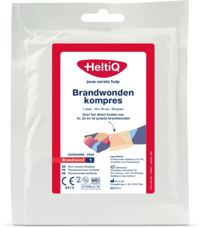 HeltiQ Brandwonden Kompres