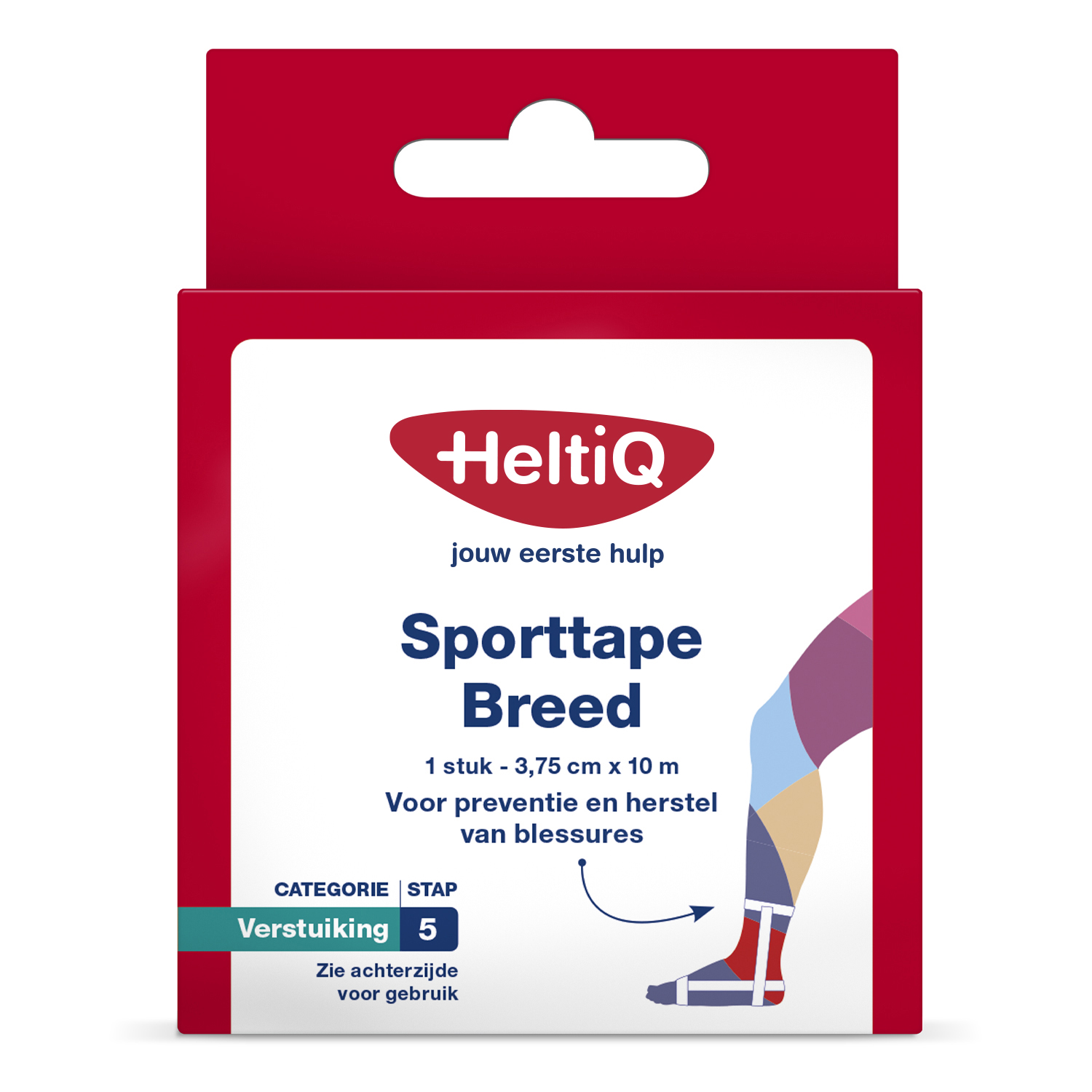 HeltiQ Sporttape Breed 3.75 x 10