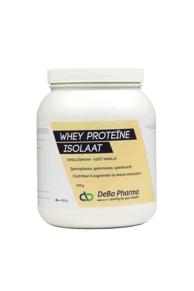 DeBa Pharma Whey Proteïne Isolaat Vanille Poeder