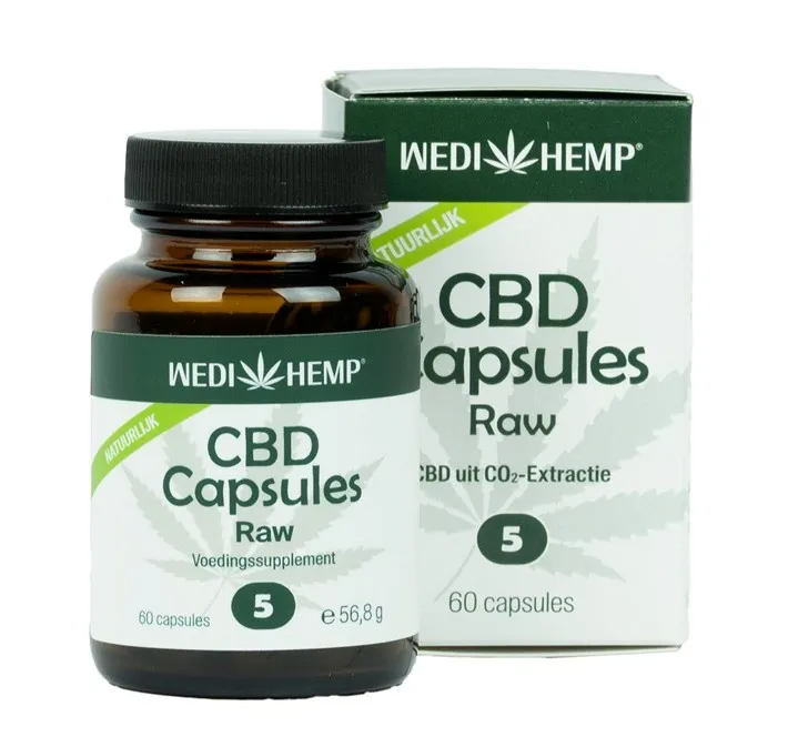 Wedihemp CBD Raw 5% Capsules