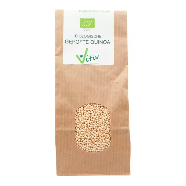 Vitiv Biologische Gepofte Quinoa 100 gram