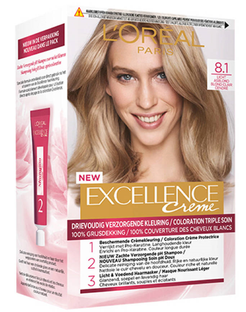 L'Oréal Paris Excellence 8.1 Licht Asblond