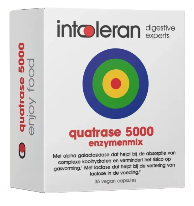 Intoleran Quatrase 5000 Enzymenmix Capsules