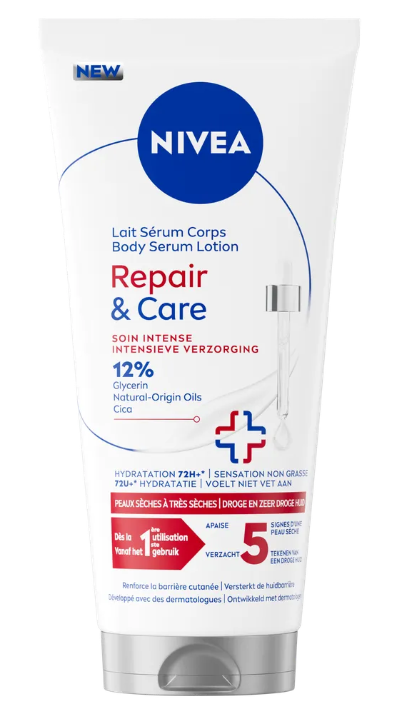 Nivea Repair & Care Body Serum Lotion - Droge en Zeer Droge Huid