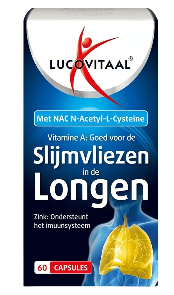 Lucovitaal Slijmvliezen in de  Longen Capsules