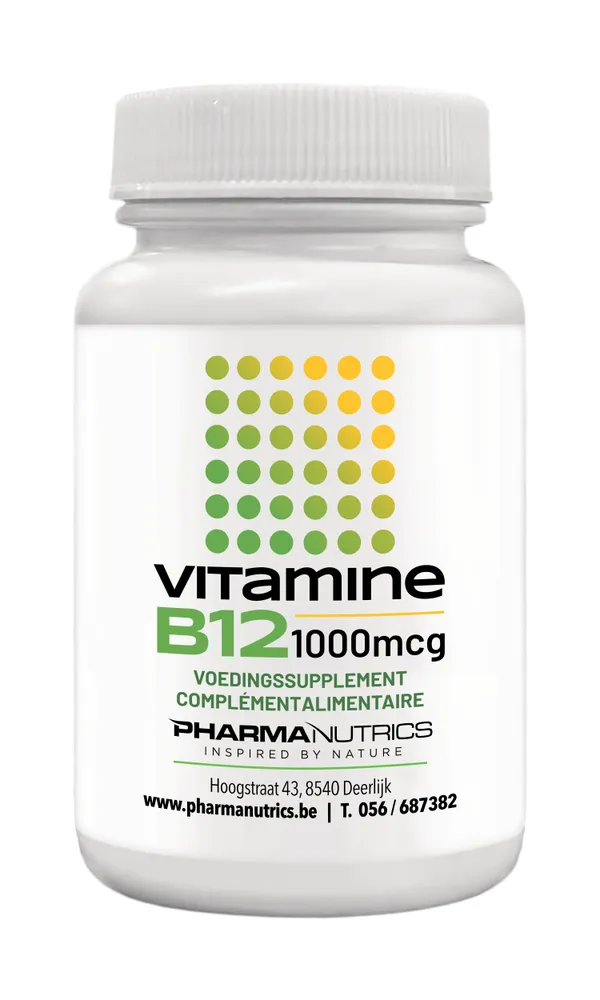 Pharmanutrics Vitamine B12 1000mcg Kauwtabletten