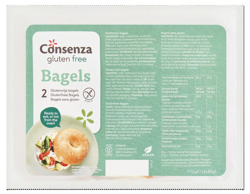Consenza Glutenvrije Bagels
