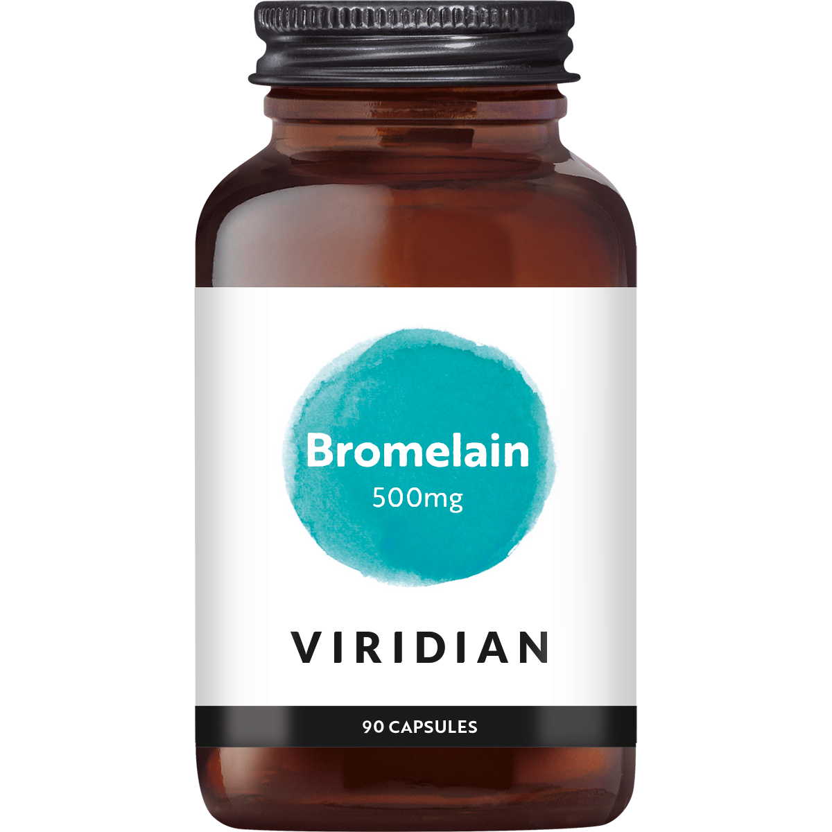 Viridian Bromelain 500mg Capsules