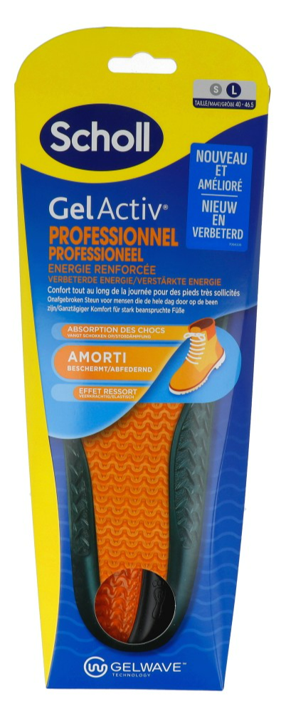 Scholl GeActivl Inlegzolen Work & Boot L Maat 41-46,5