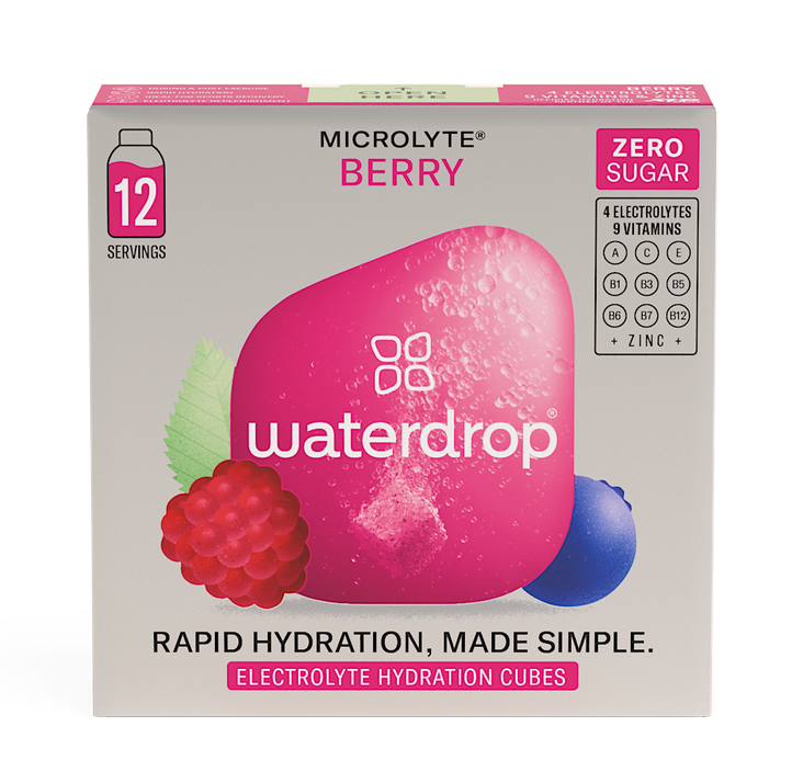 Waterdrop Microlyte Berry Electrolyte Hydration Cubes