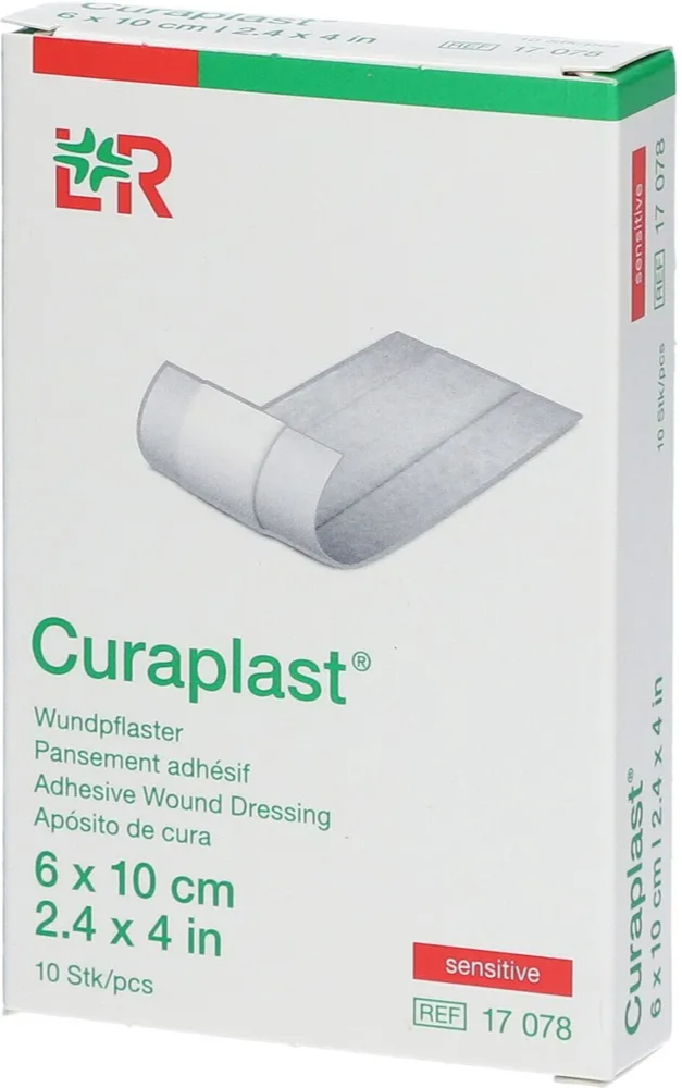 L&R Curaplast Pleister 6 x 10 cm Sensitive