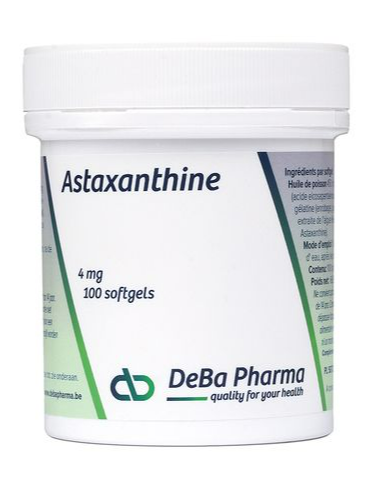 DeBa Pharma Astaxanthine 4 mg Softgels