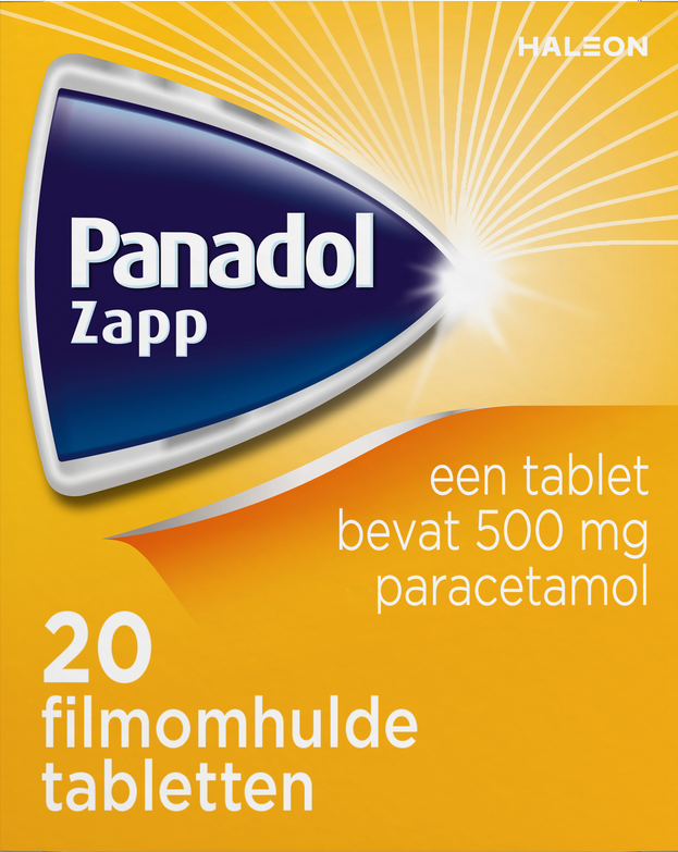 Panadol Zapp 500 mg Filmomhulde Tabletten