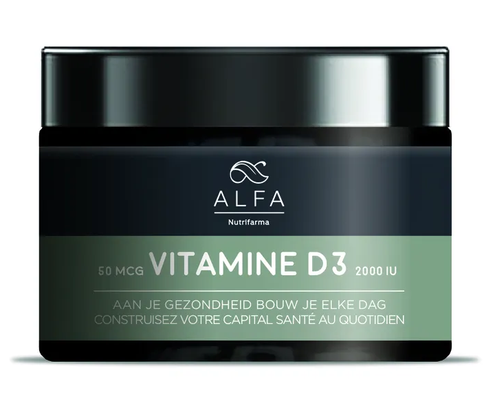 Alfa Vitamine D3 - 2000 IU Softgels