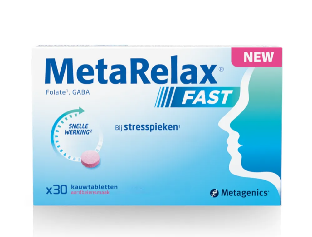 Metagenics MetaRelax Fast Kauwtabletten