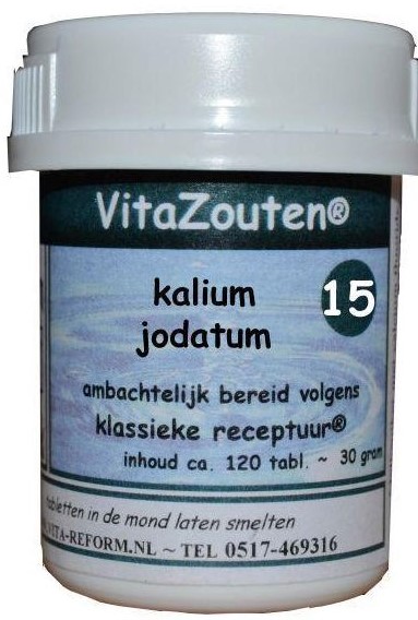 VitaZouten Celzout Nr. 15 Kalium Jodatum Tabletten