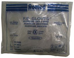 Romed Onderzoekshandschoenen Polyester Glad Dik