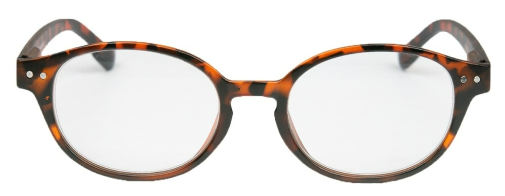 Melleson Optics Leesbril +2.50 Mat Havanna Rond