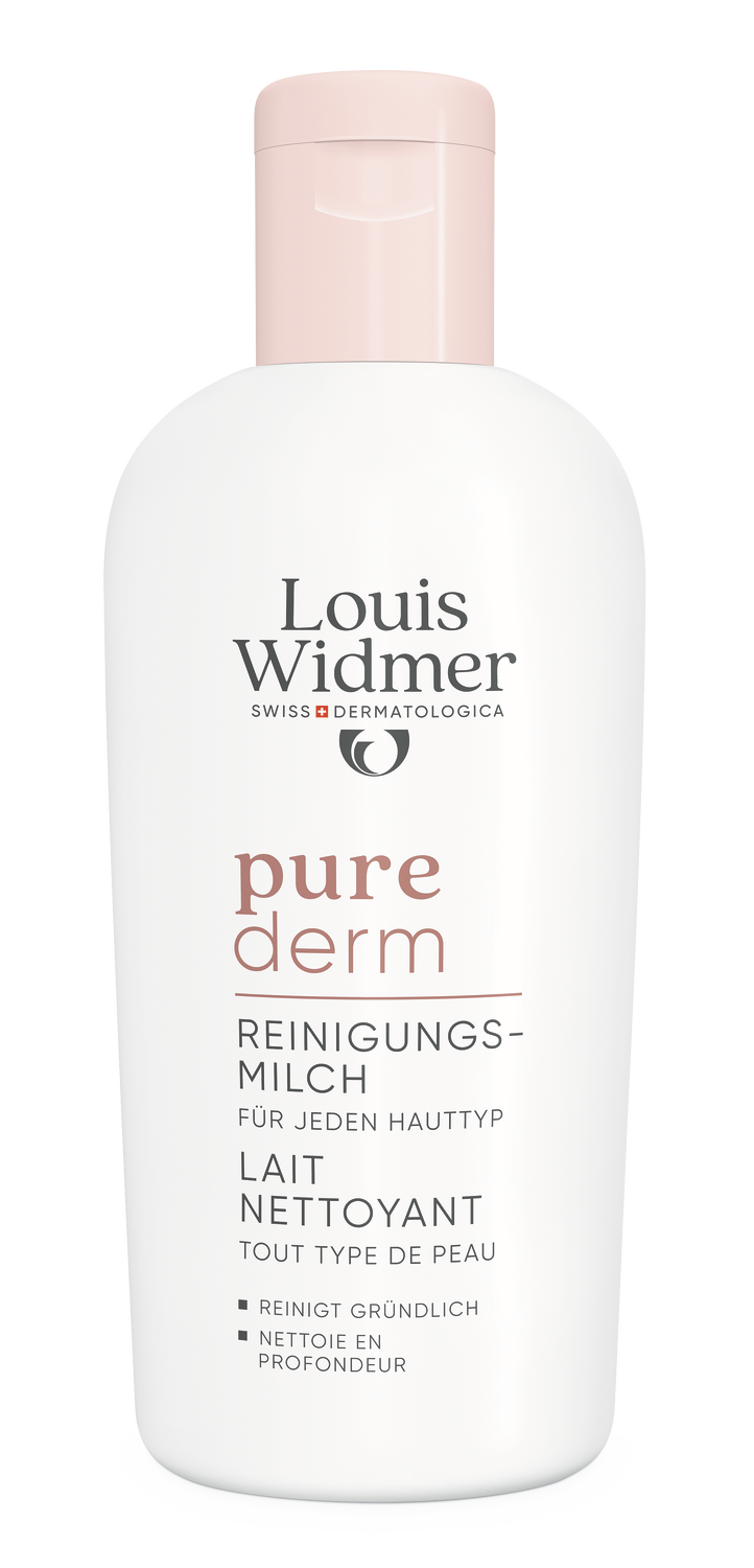 Louis Widmer Purederm Reinigingsmelk Zonder Parfum
