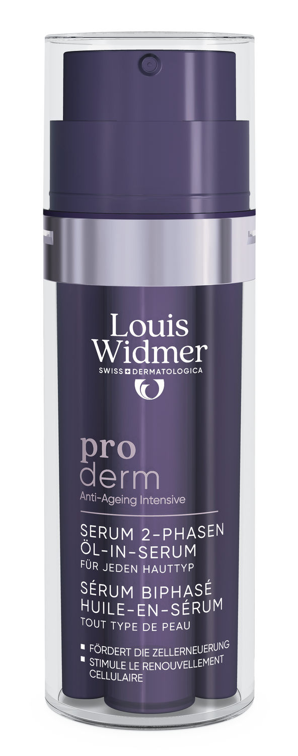 Louis Widmer Proderm Tweefasig Serum Olie-in-Serum Licht Geparfumeerd
