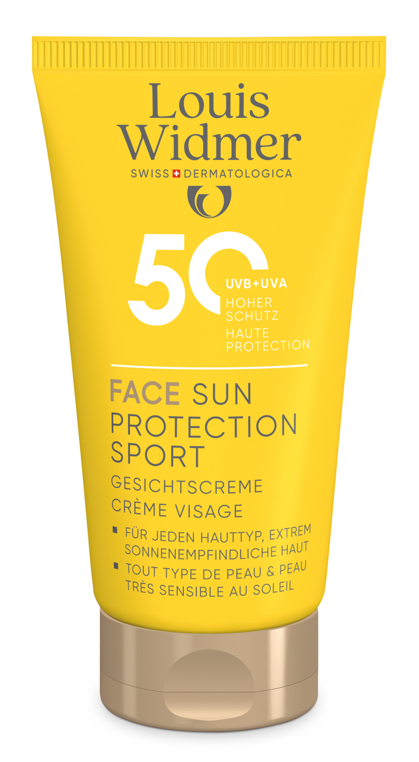 Louis Widmer Face Sun Protection Sport 50 Zonder Parfum