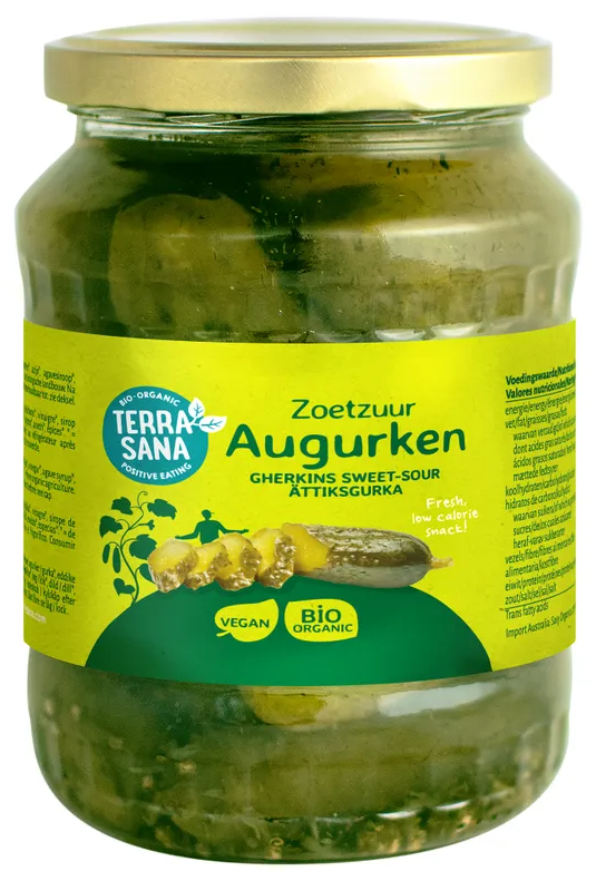 TerraSana Zoetzuur Augurken