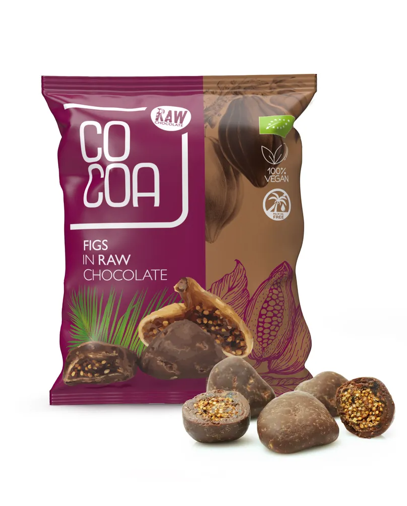 Cocoa Vijgen met Pure Chocolade RAW