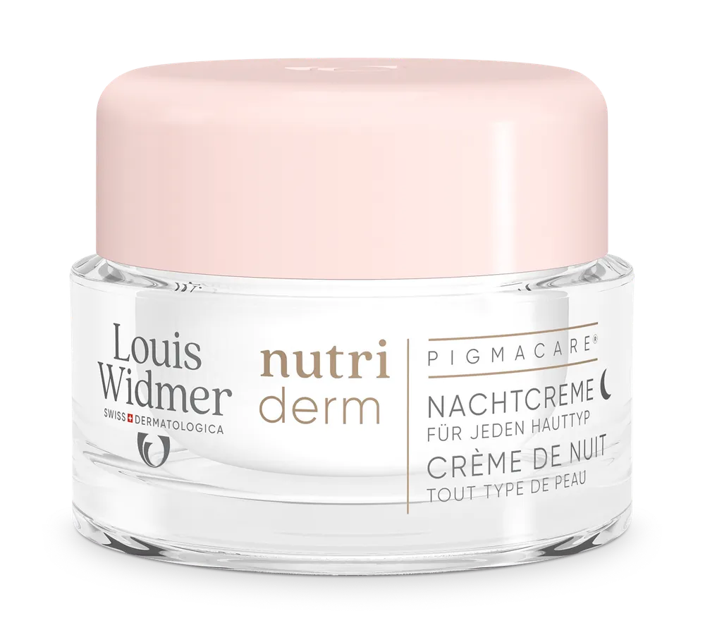 Louis Widmer Nutriderm Pigmacare® Nachtcrème Licht Geparfumeerd