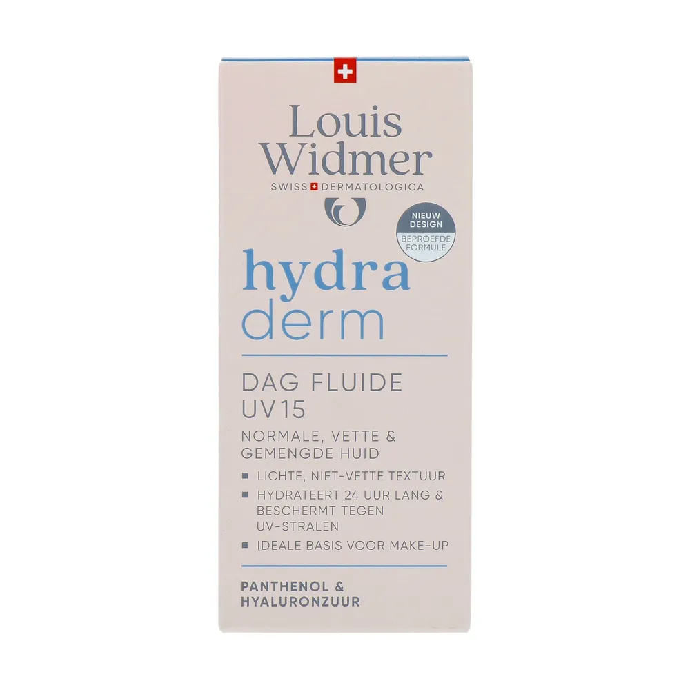 Louis Widmer hydraderm Dag Fluide UV 15 Licht Geparfumeerd