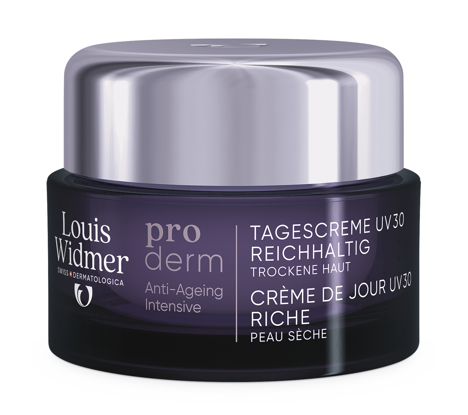 Louis Widmer Proderm Dagcrème UV 30 Rijke Textuur Licht Geparfumeerd