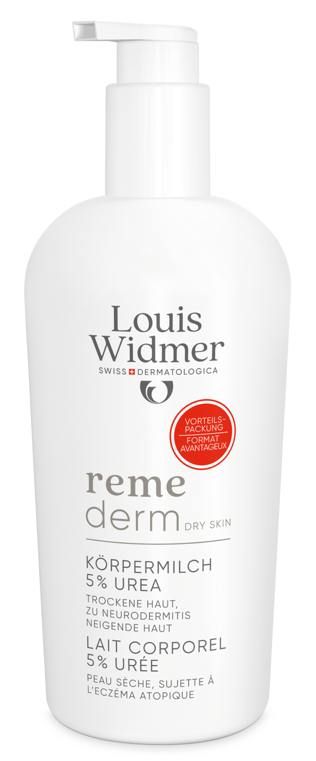 Louis Widmer Remederm Bodymilk 5 % Ureum Value Pack Licht Geparfumeerd