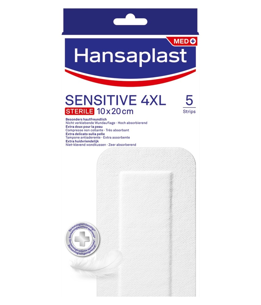 Hansaplast Pleisters Sensitive 4XL Steriel