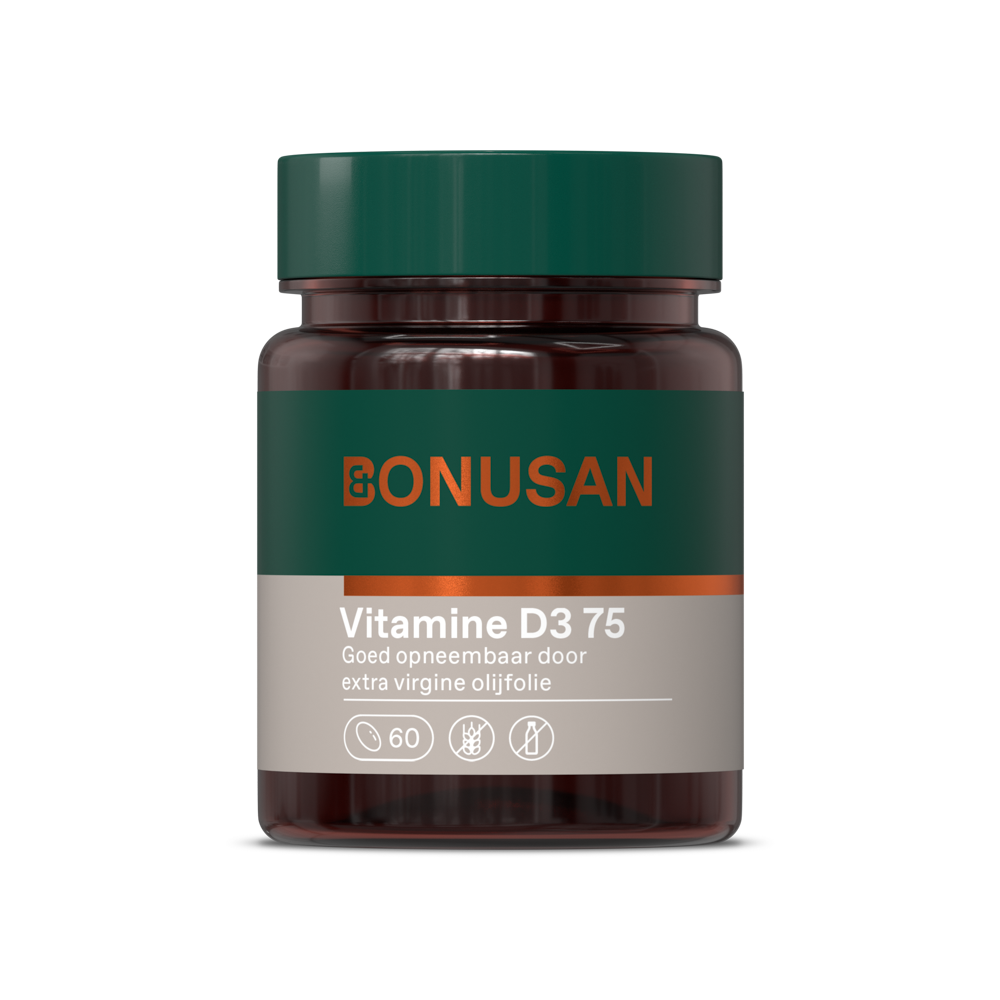 Bonusan Vitamine D3 75 Softgels