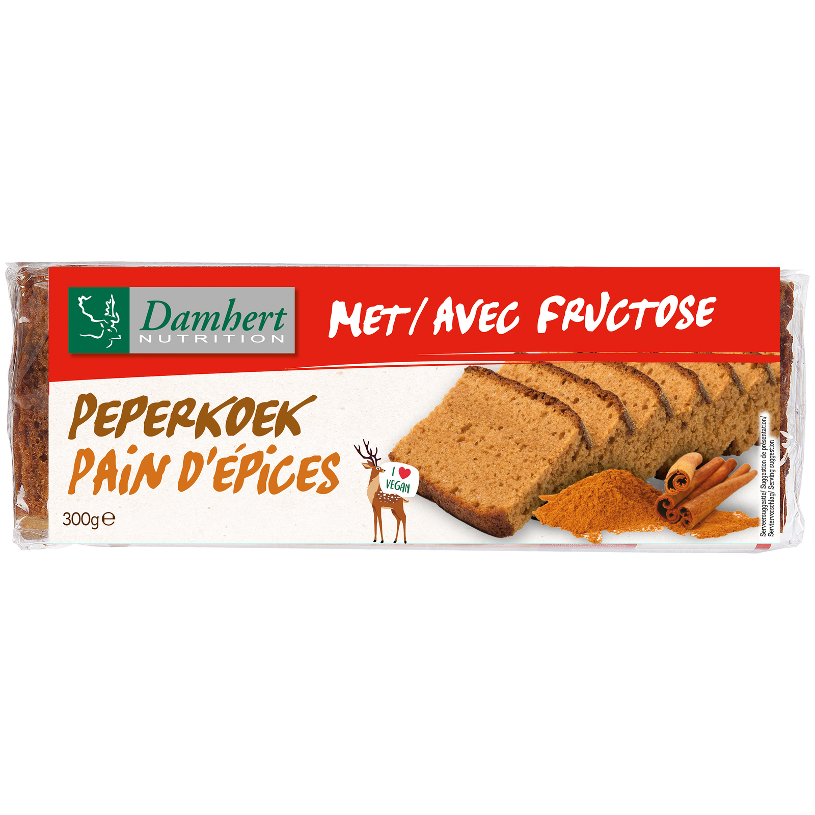 Damhert Peperkoek Fructose