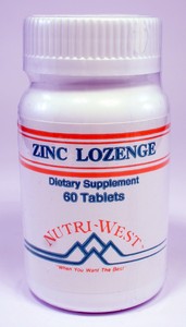 Nutri-West Zinc Lozenges Tabletten 60st