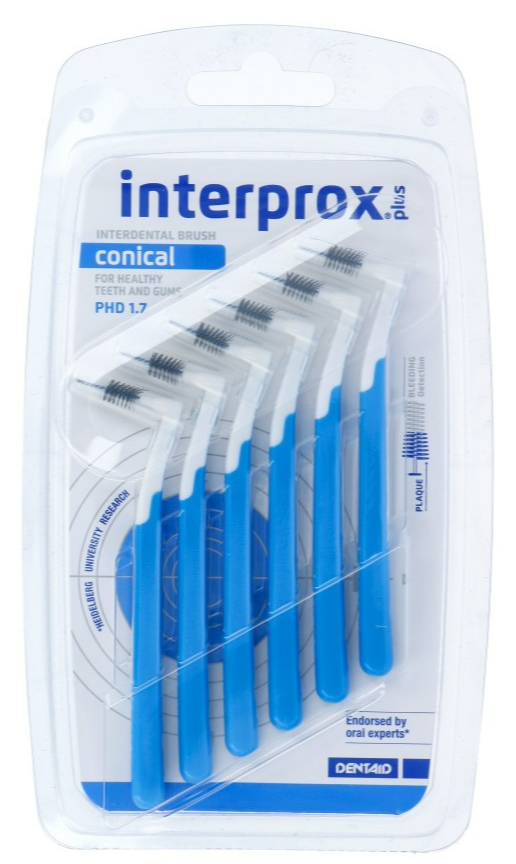 Interprox Ragers Plus Conisch PHD 1.7  Blauw 6st