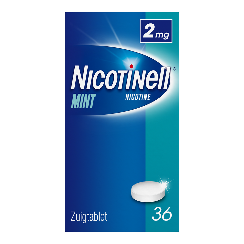 Nicotinell Zuigtablet Mint 2 mg - voor stoppen met roken