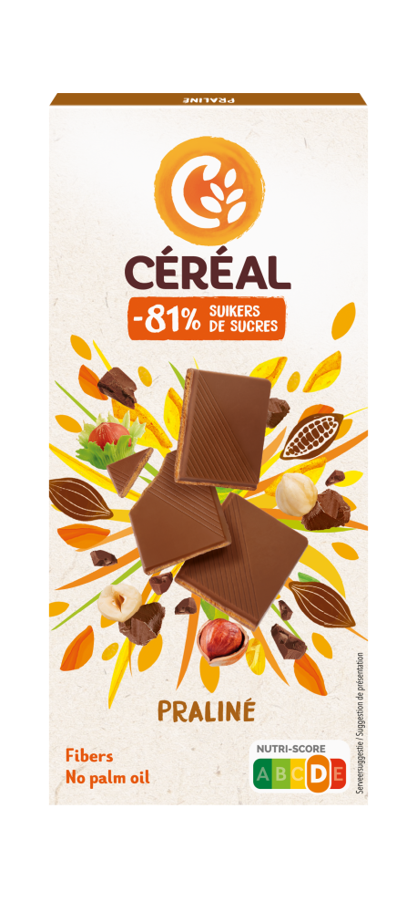 Cereal Chocolade tablet Praliné